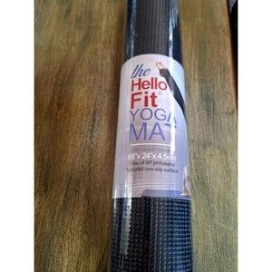 Hello Fit Non Slip Yoga Pilates Mat New